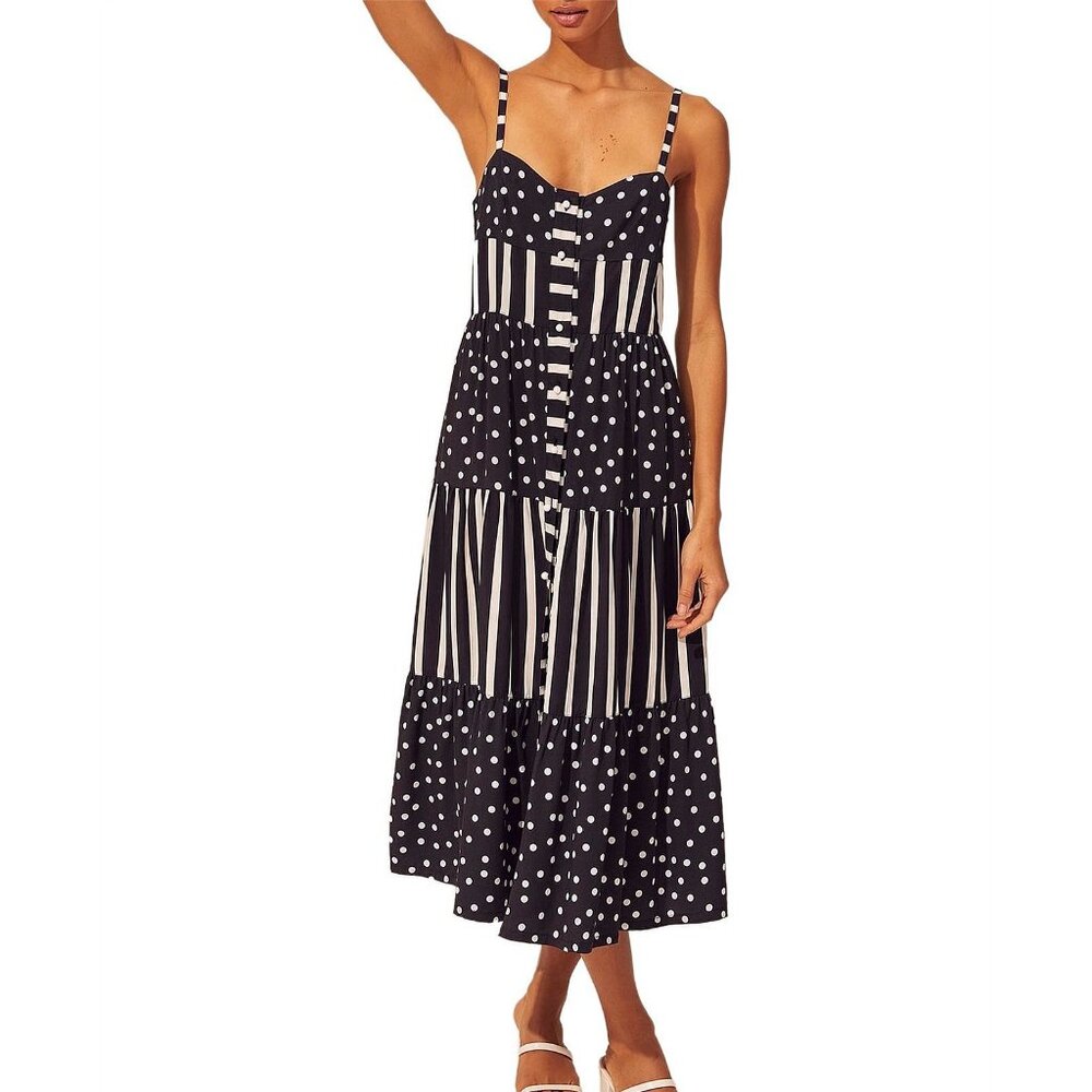 Solid & Striped - Tiered Polka Dot Dress